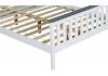 4ft6 Double White wood & Grey, Shangahi Shaker wooden bed frame 6